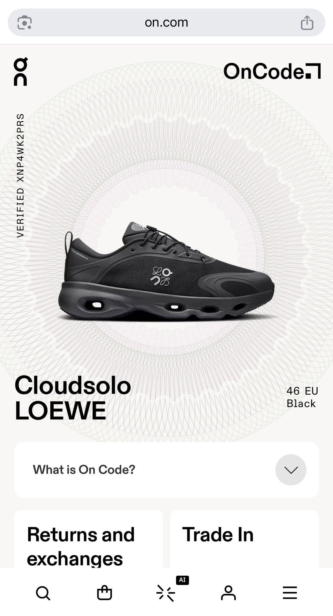 Loewe & On Cloudsolo — görsel 2/10