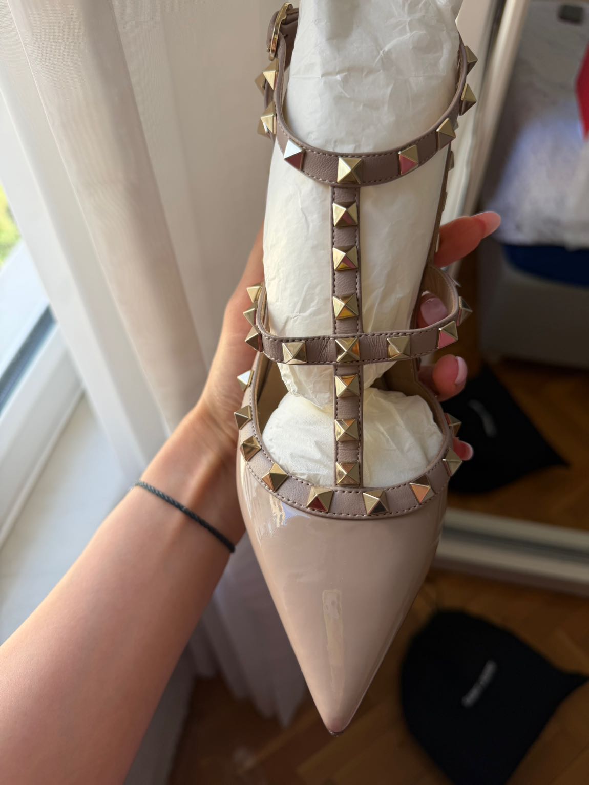 Valentino Garavani Rockstud Pudra Deri — görsel 3/9
