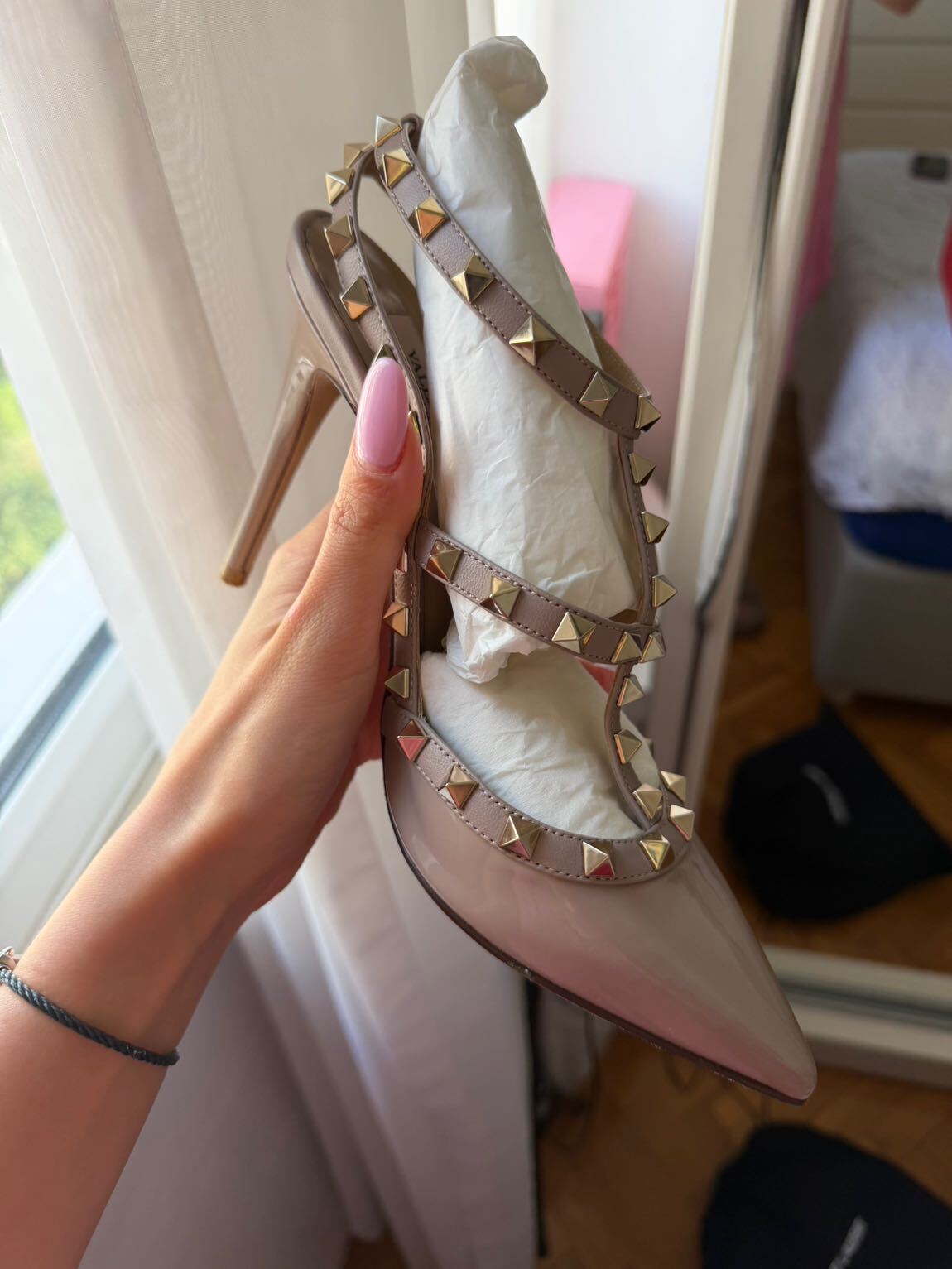 Valentino Garavani Rockstud Pudra Deri — görsel 5/9