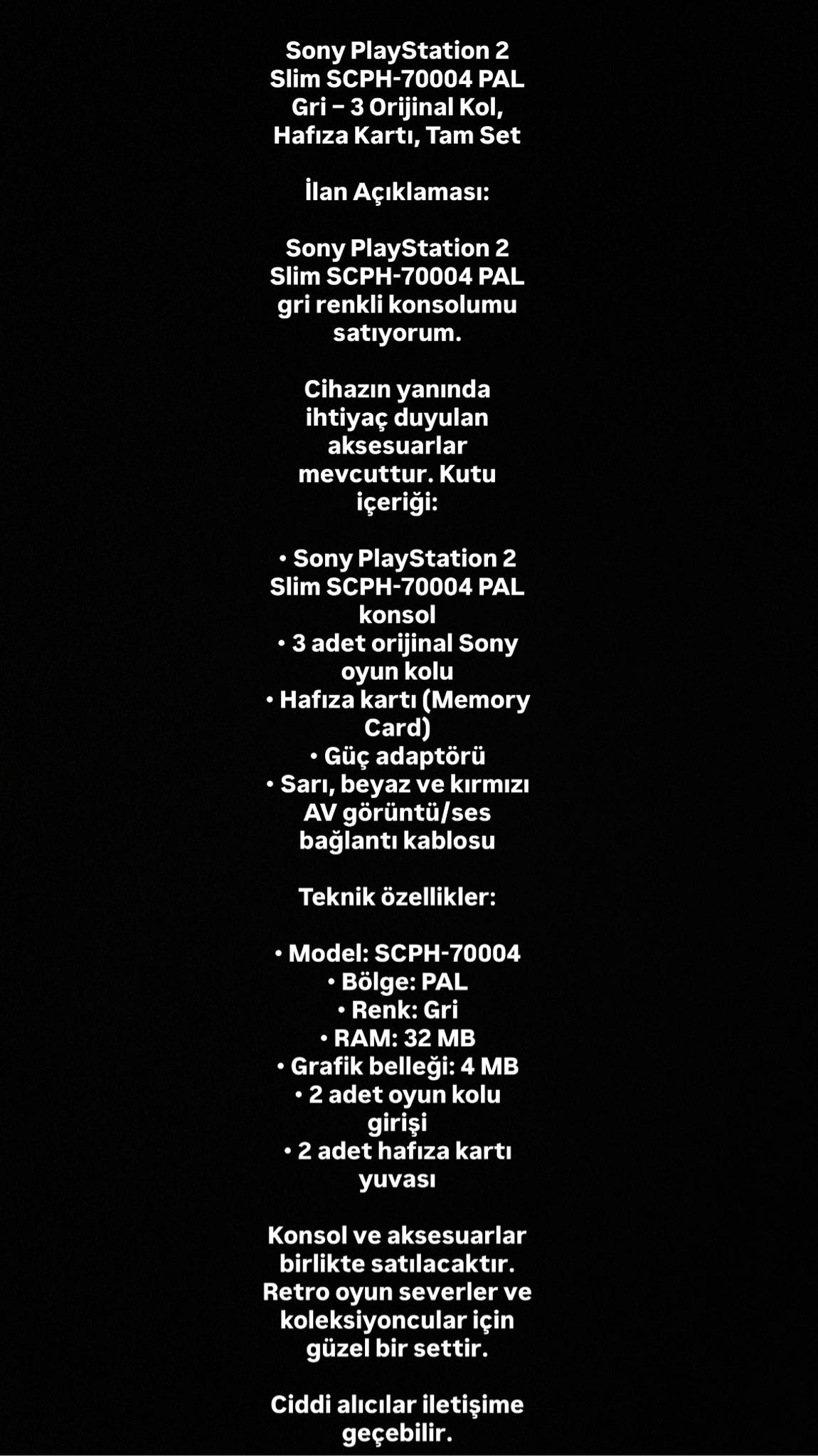 Ps2 slim silver 20 yıllık koleksiyon — görsel 2/16