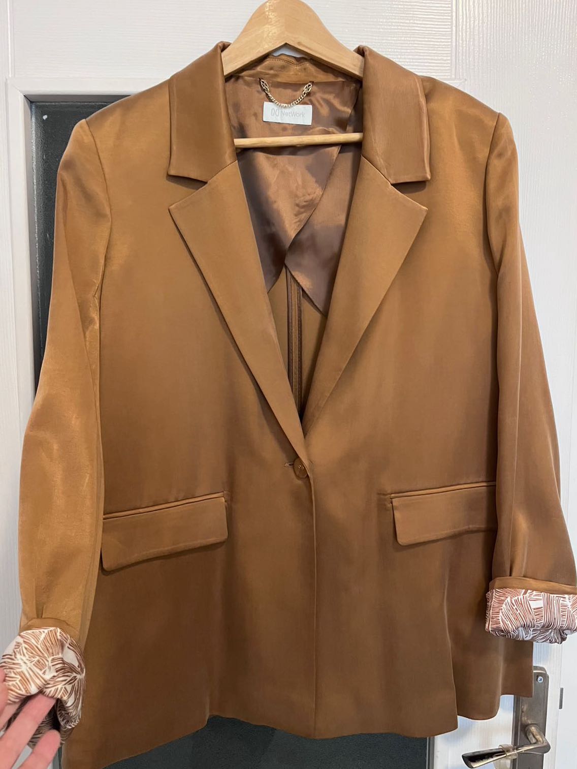 Network Cupro Blazer Ceket — görsel 2/7