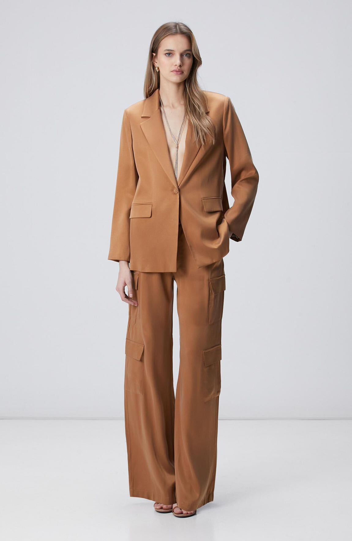 Network Cupro Blazer Ceket — görsel 7/7
