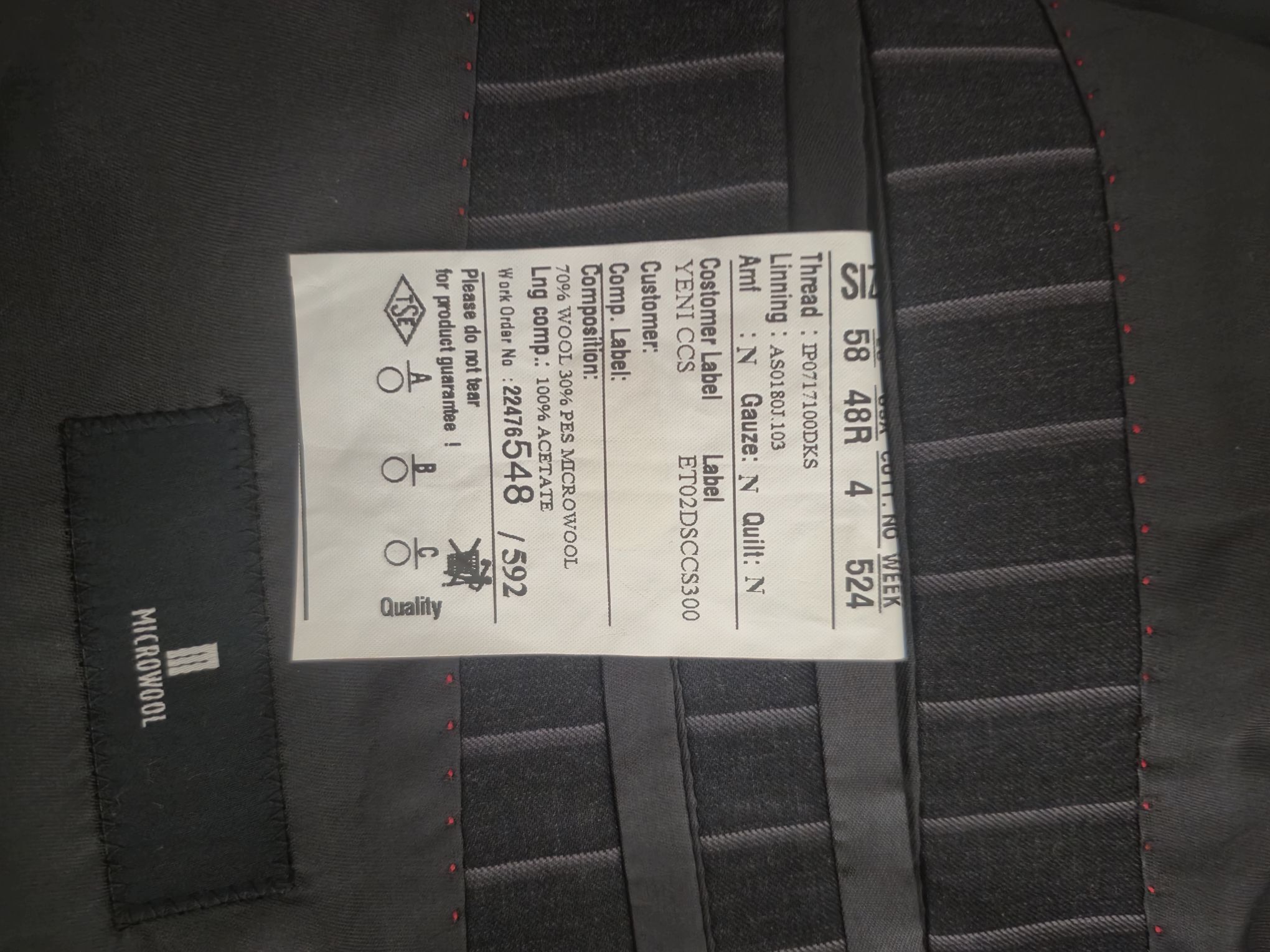 Çizgili Blazer Ceket — görsel 5/5