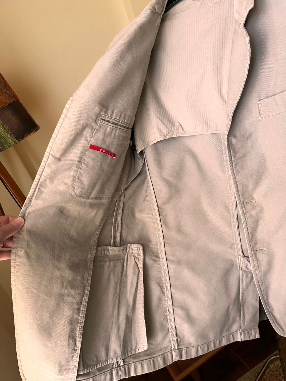 Prada Gri Blazer Ceket Beymen zorlu — görsel 3/8