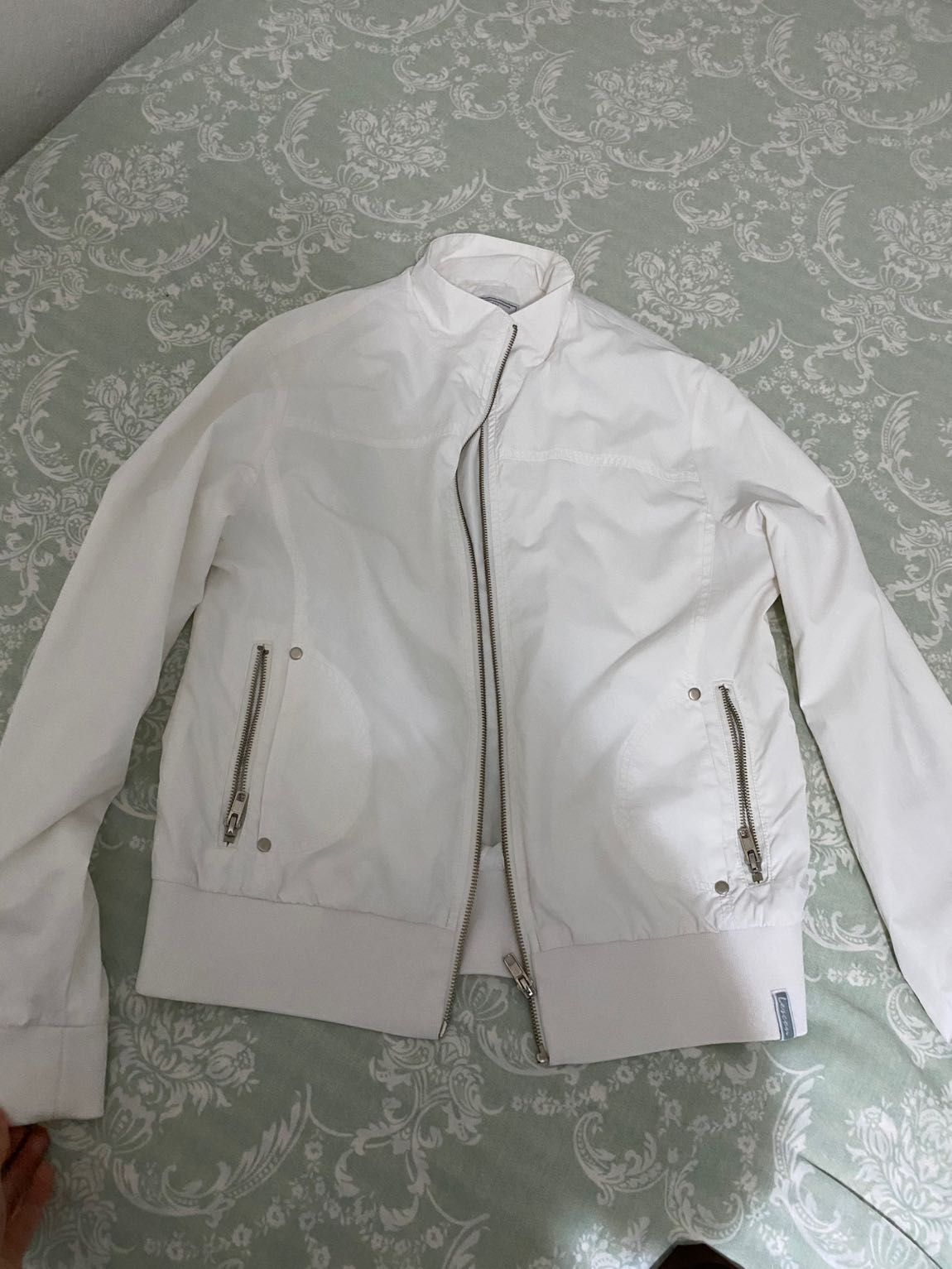 Beyaz Bomber Ceket — görsel 4/5