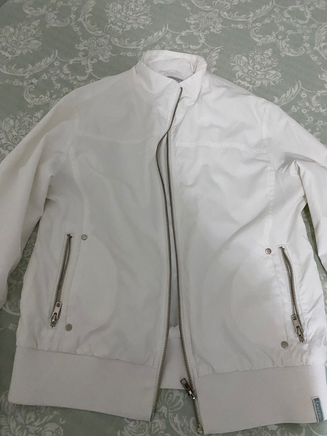 Beyaz Bomber Ceket — görsel 3/5