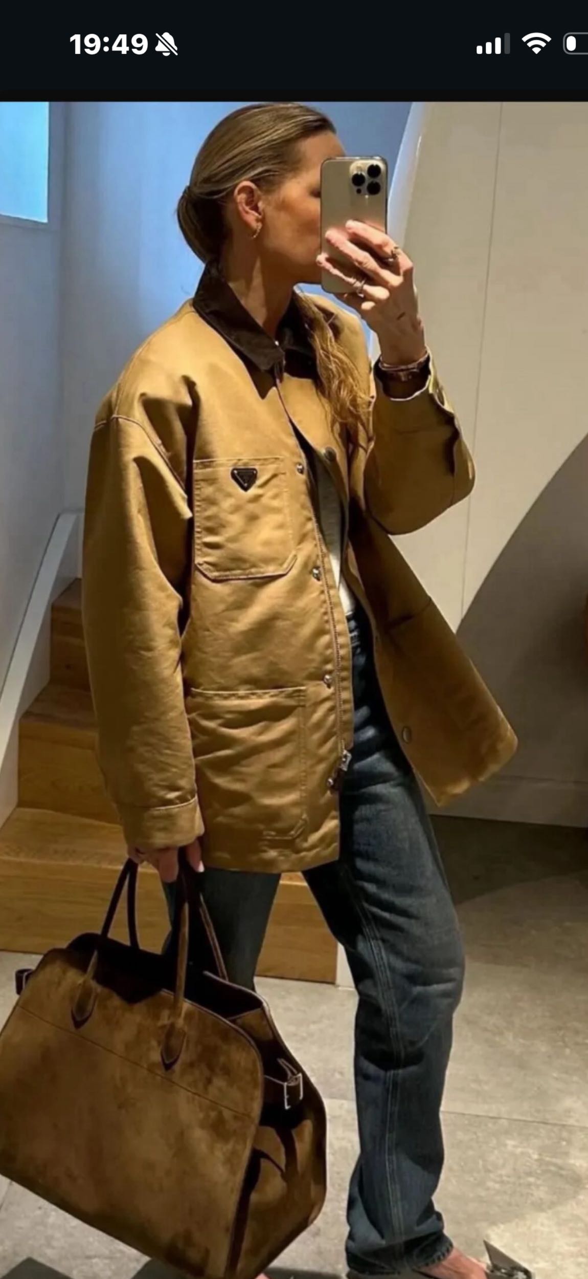 Prada Kanvas Ceket — görsel 9/9