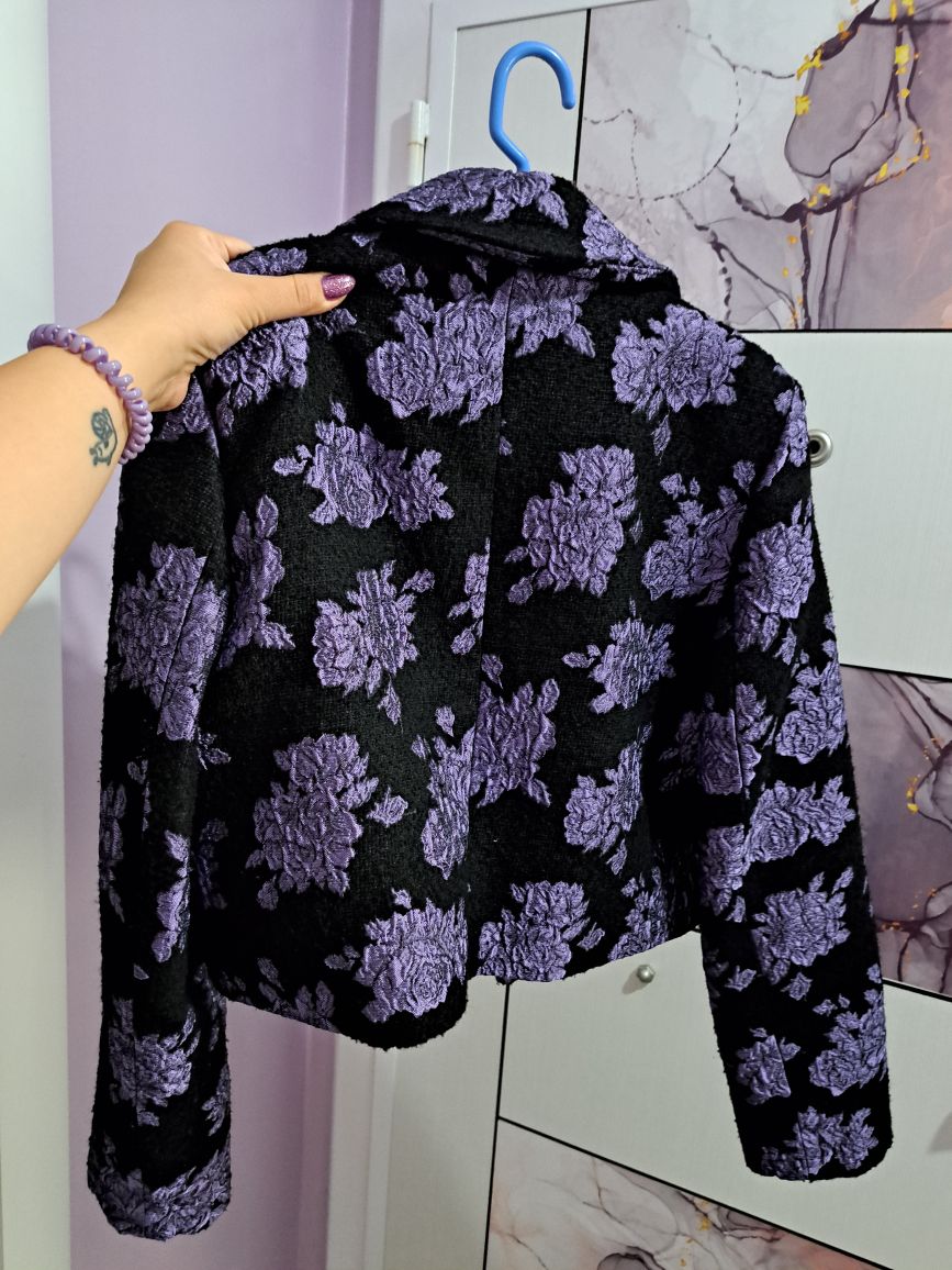 Koton Çiçek Desenli Blazer Ceket — görsel 3/3