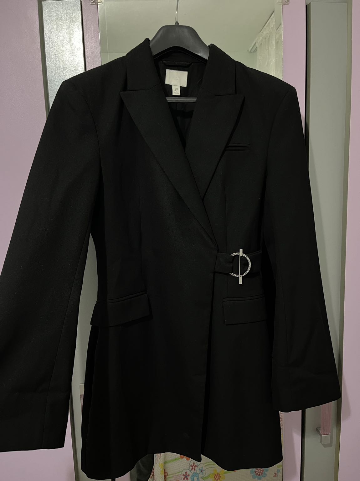 Siyah Blazer Elbise Ceket — görsel 2/5
