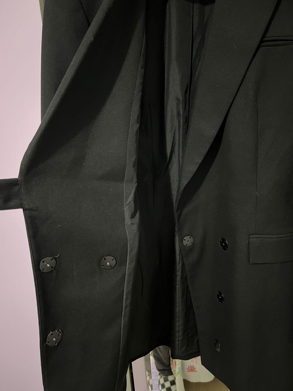 Siyah Blazer Elbise Ceket — görsel 4/5