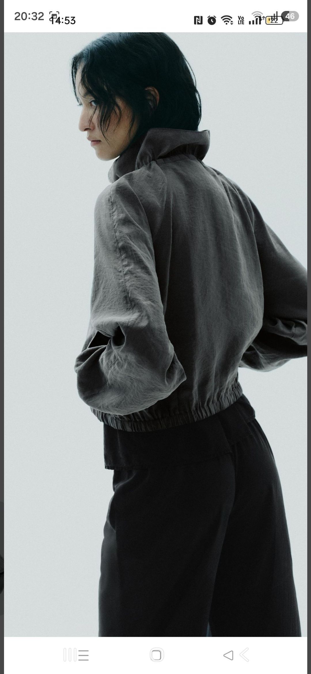 Zara İnce Bomber Ceket — görsel 5/8