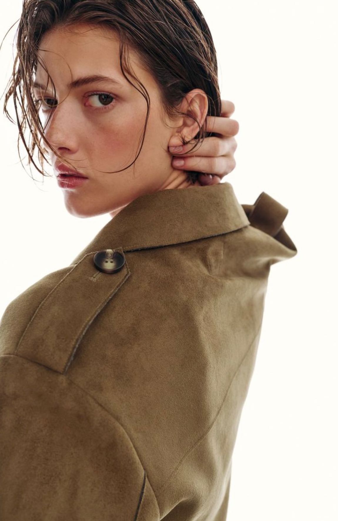 Zara Süet Ceket — görsel 10/10