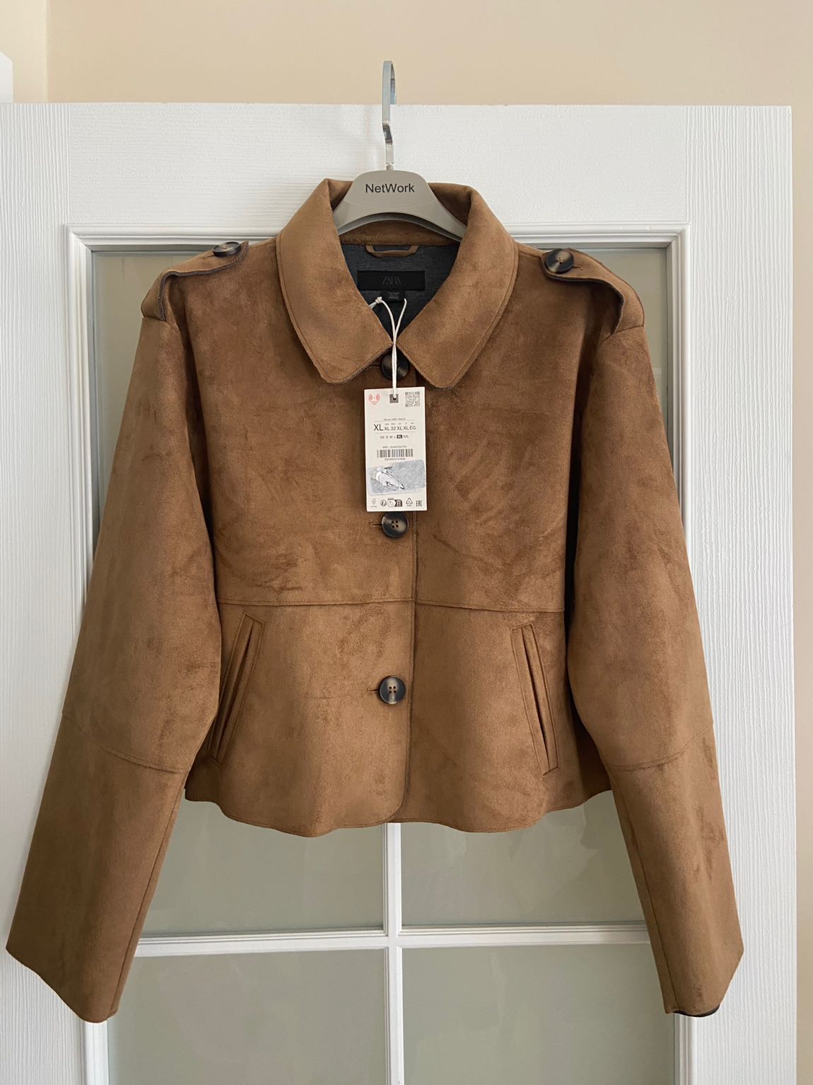 Zara Süet Ceket — görsel 3/10