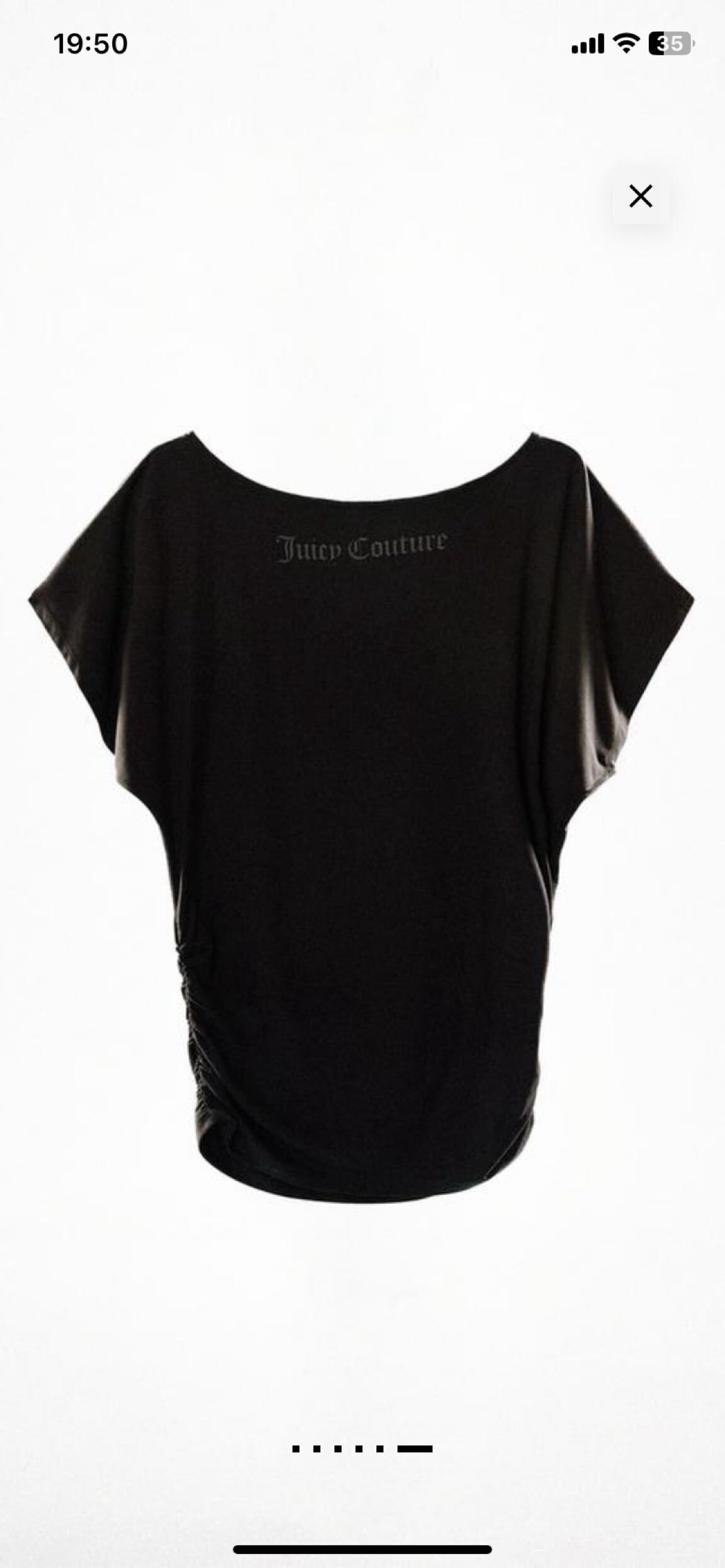 Juicy Couture x Bershka Siyah Taşlı Bluz — görsel 5/5