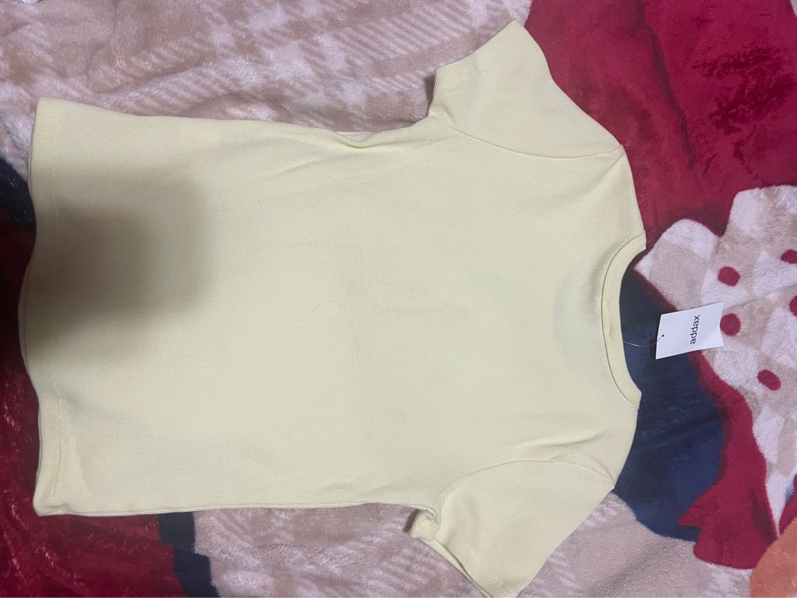 Addax Sarı Basic Tişört — görsel 2/2