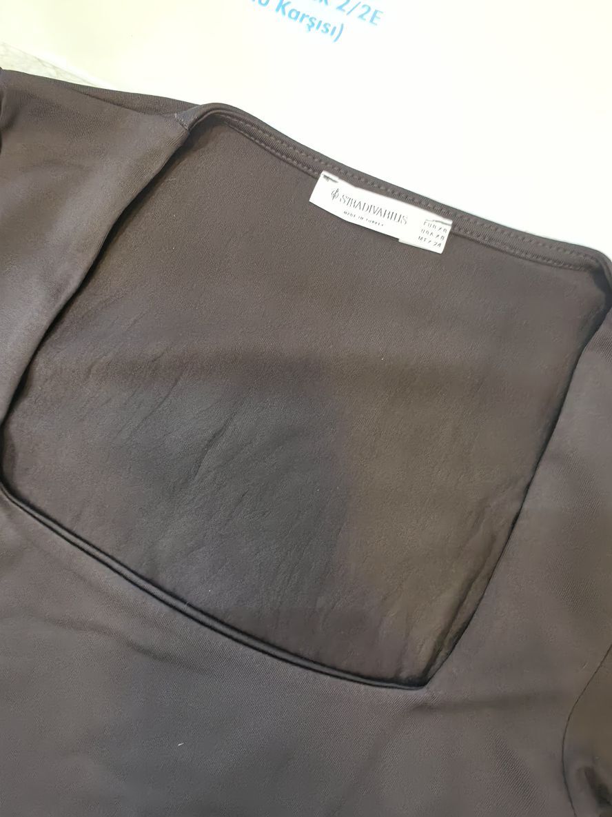Zara Kare Yaka Uzun Kollu Bodysuit 🤍 — görsel 10/10