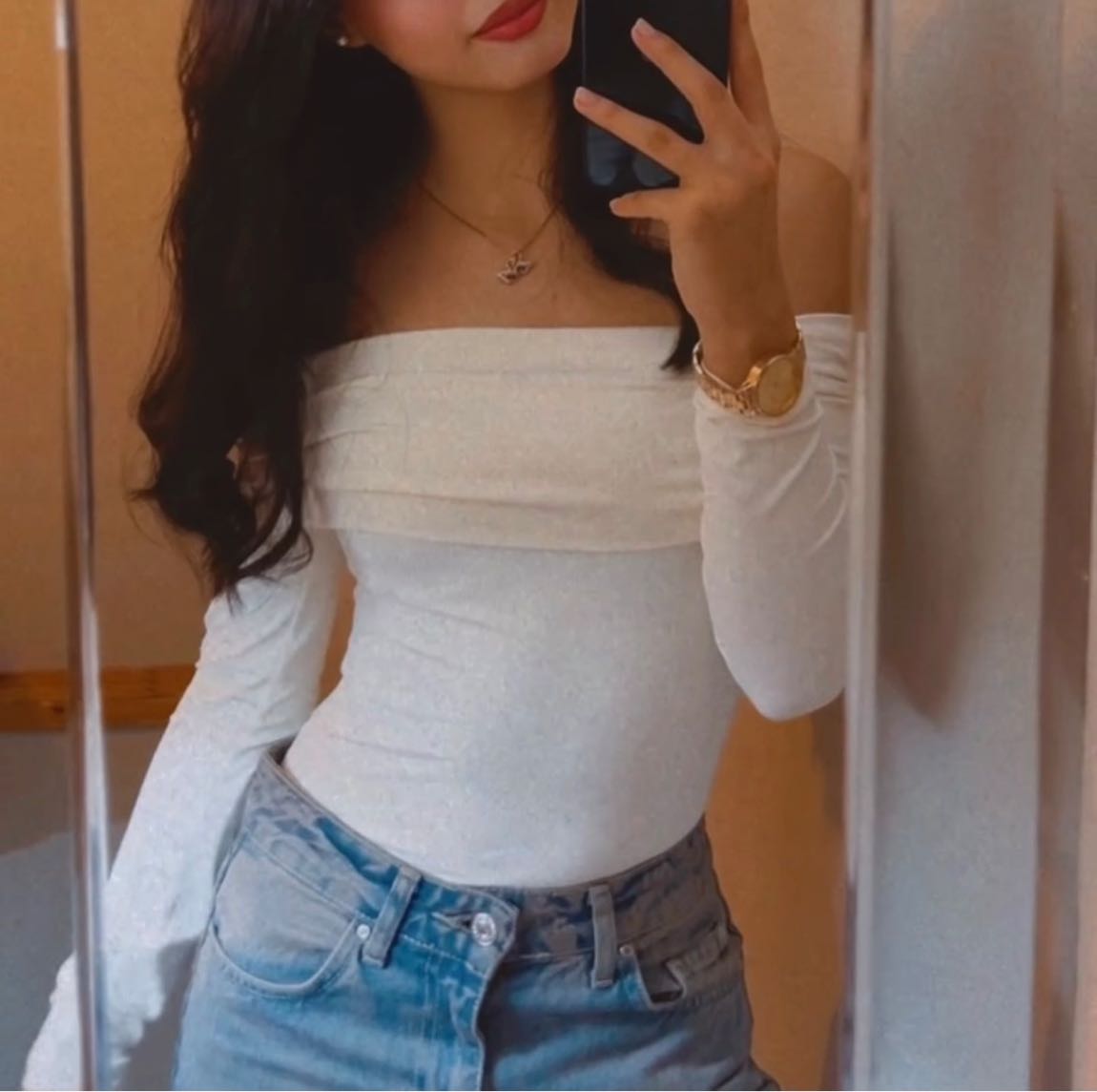 Off Shoulder Body Beyaz — görsel 2/3