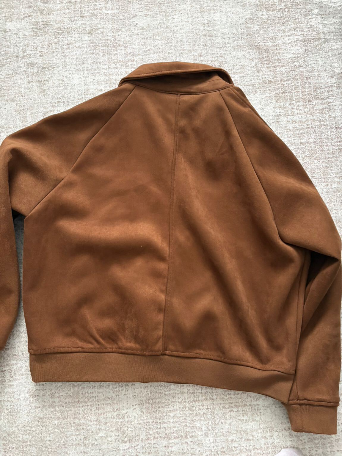 Pull & Bear Kahverengi Süet Ceket — görsel 2/4