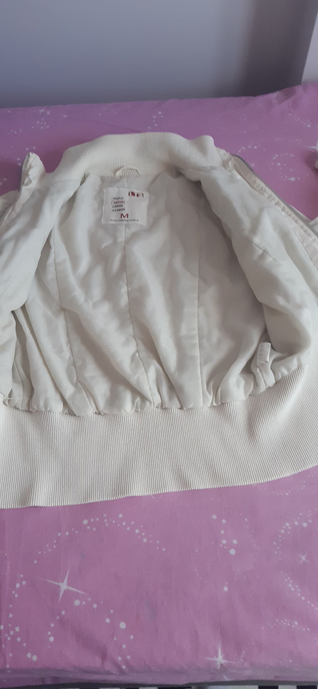 Krem Bomber Ceket — görsel 3/6