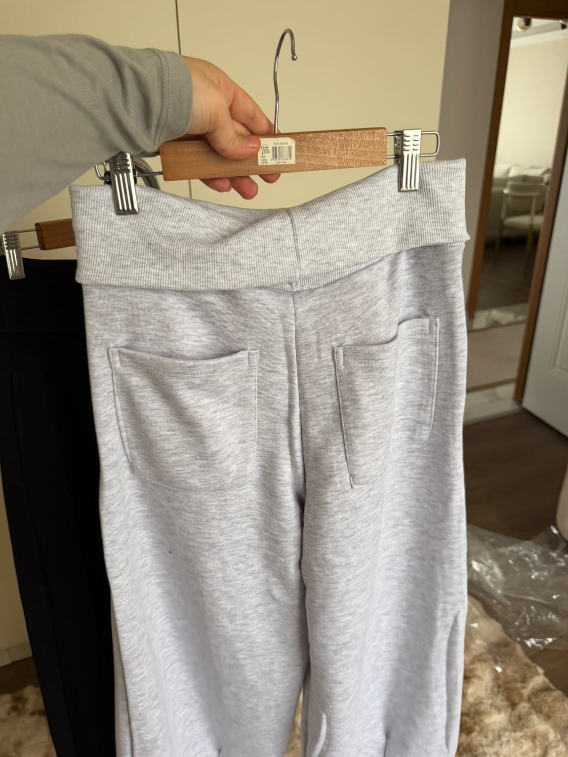 BERSHKA kıvrık belli jogger pantolon — görsel 7/12