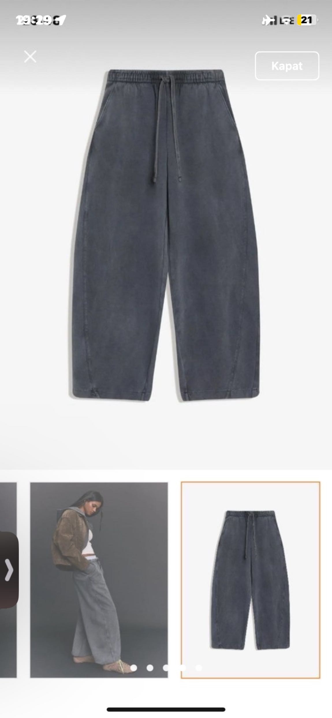 Bershka Bol Paça Eşofman Altı — görsel 5/5