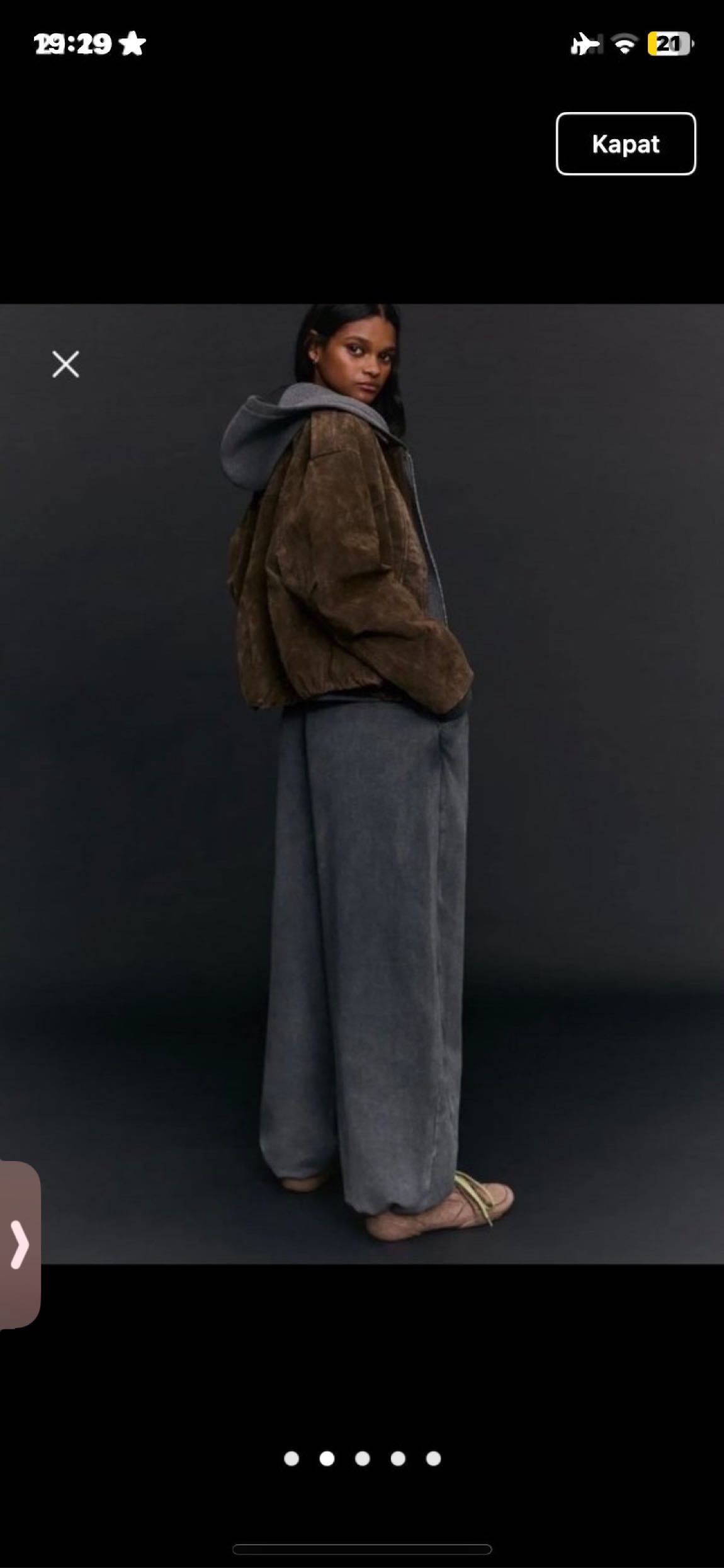 Bershka Bol Paça Eşofman Altı — görsel 3/5