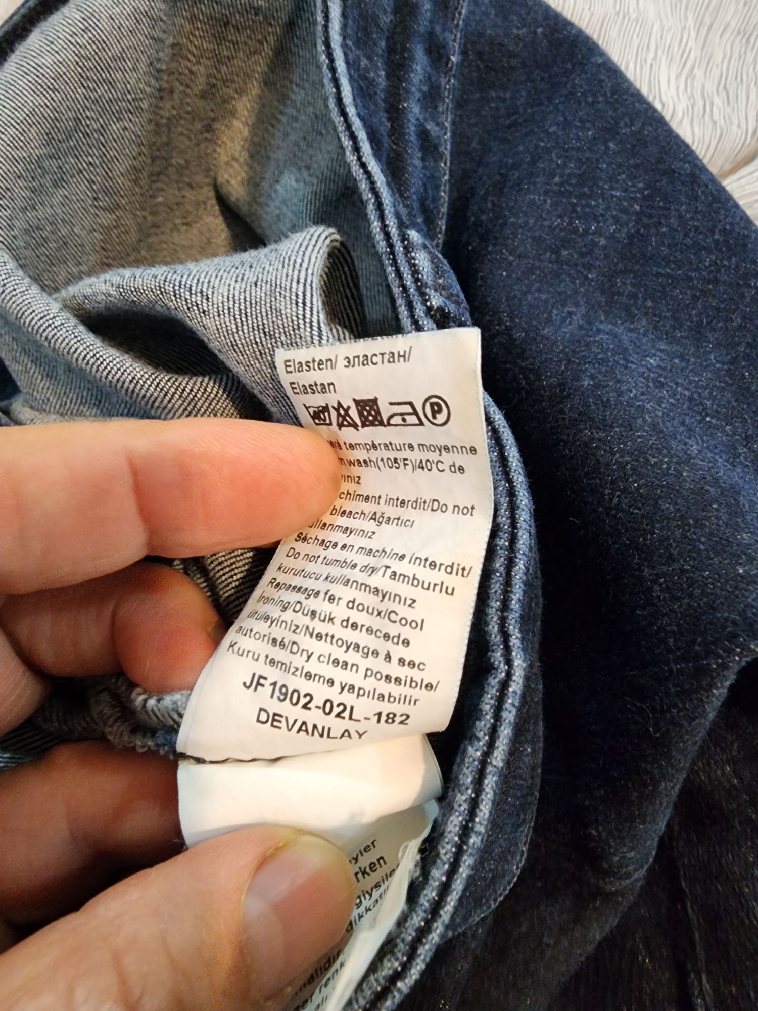 lacoste jeans etek — görsel 5/9