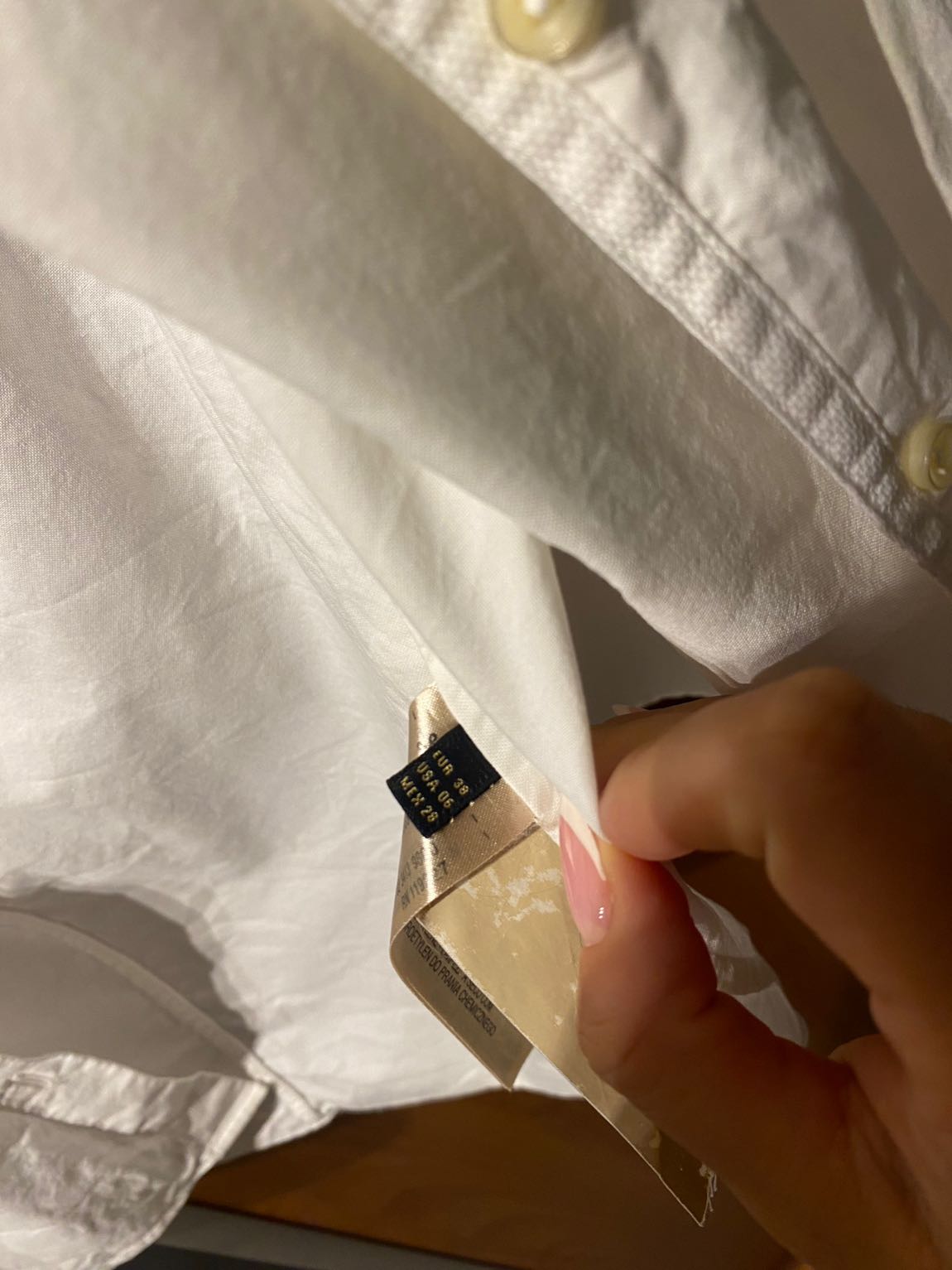 Massimo Dutti Beyaz Gömlek — görsel 5/5