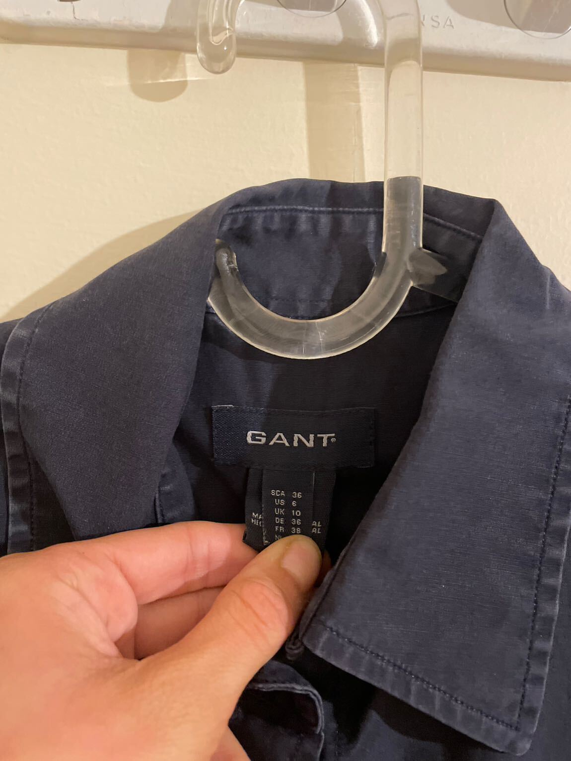 Gant marka lacivert gömlek — görsel 5/8