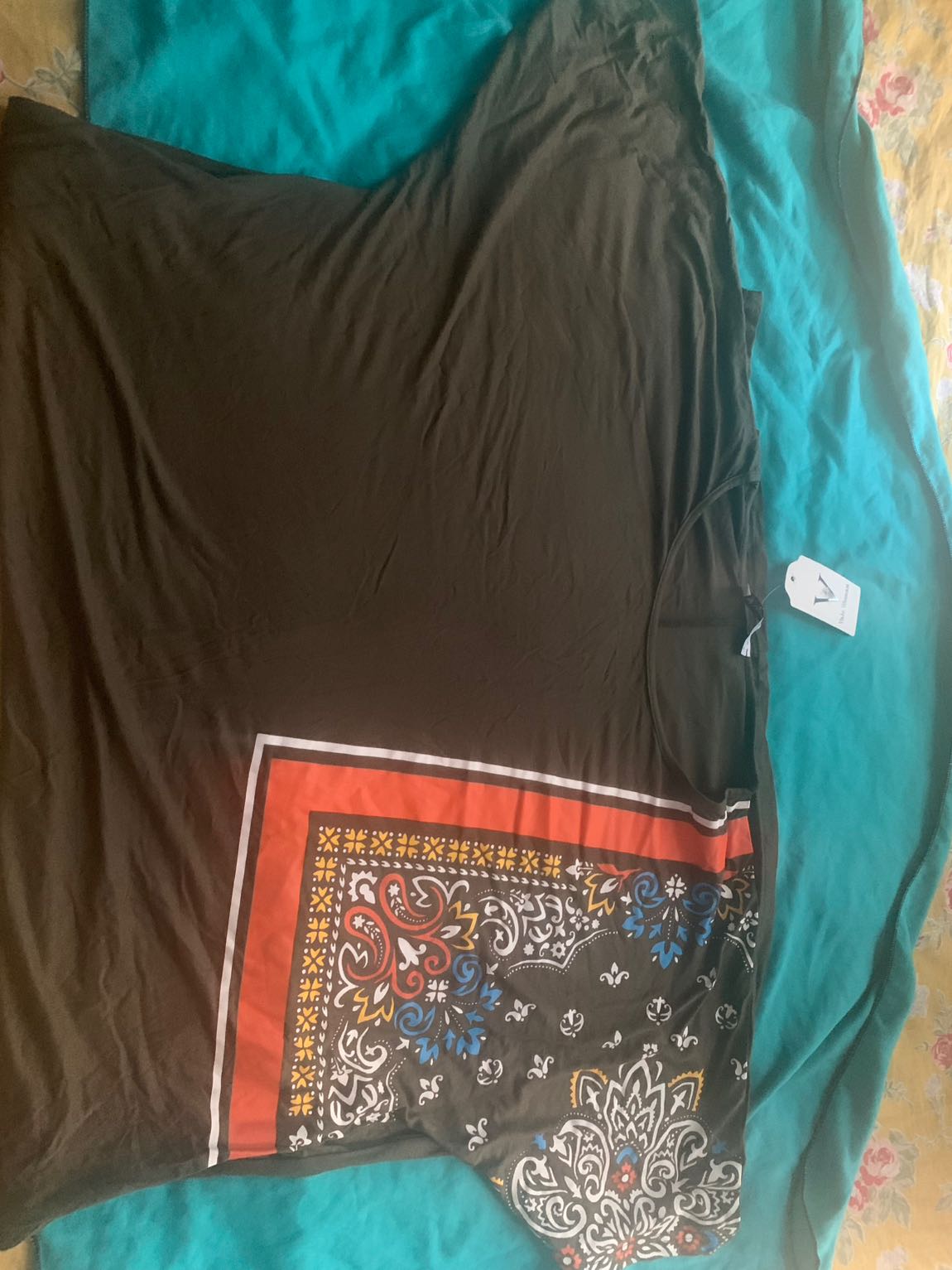 Şal Desenli Elbise — görsel 5/5