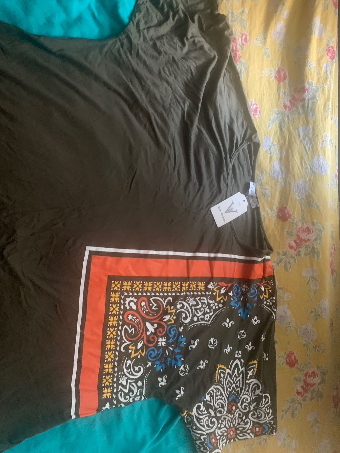 Şal Desenli Elbise — görsel 4/5