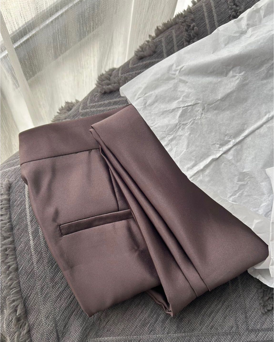 ZARA VİRAL Saten Yelekli Pantolon Takımı — görsel 4/10