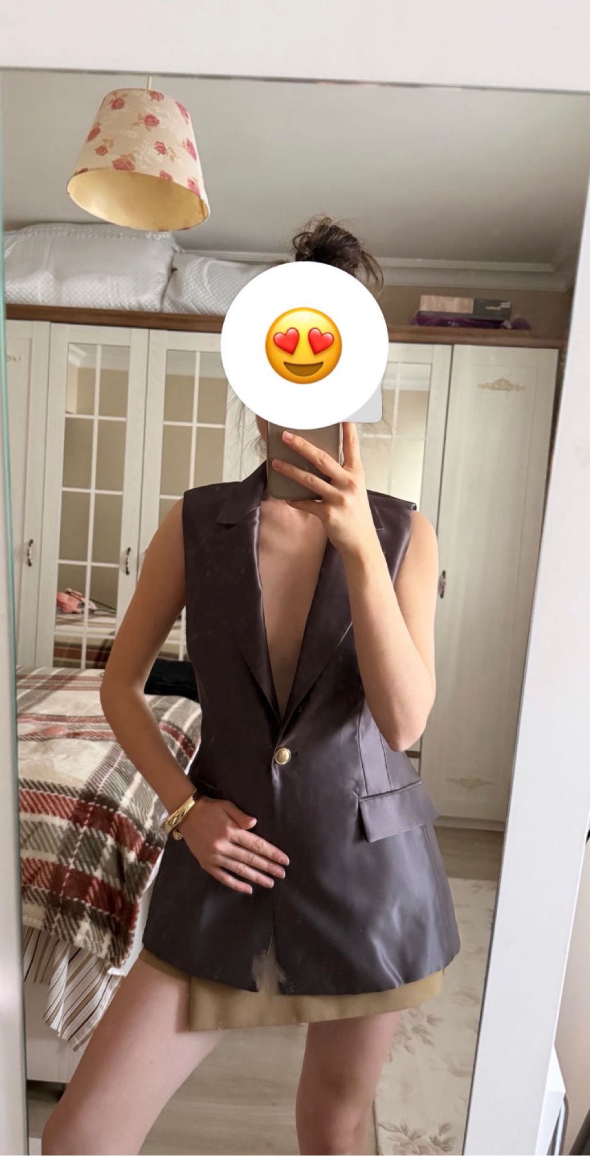 ZARA VİRAL Saten Yelekli Pantolon Takımı — görsel 8/10