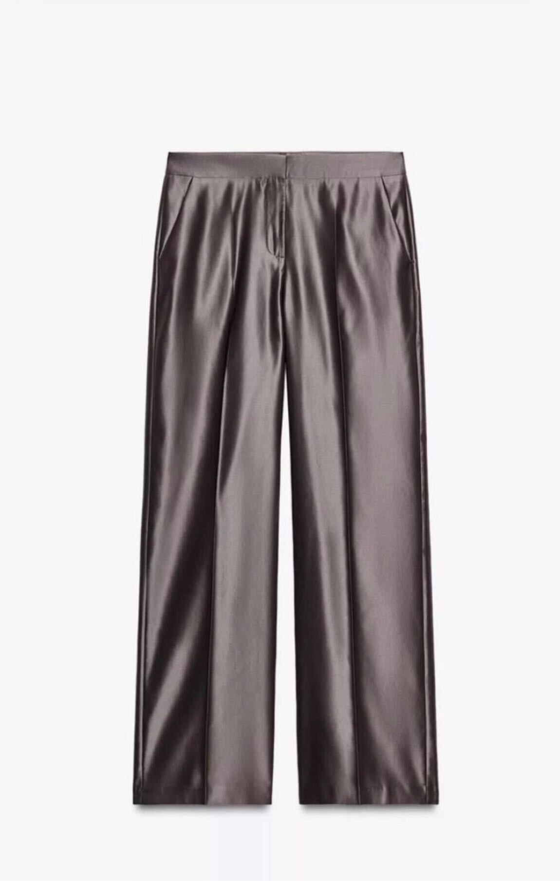 ZARA VİRAL Saten Yelekli Pantolon Takımı — görsel 6/10