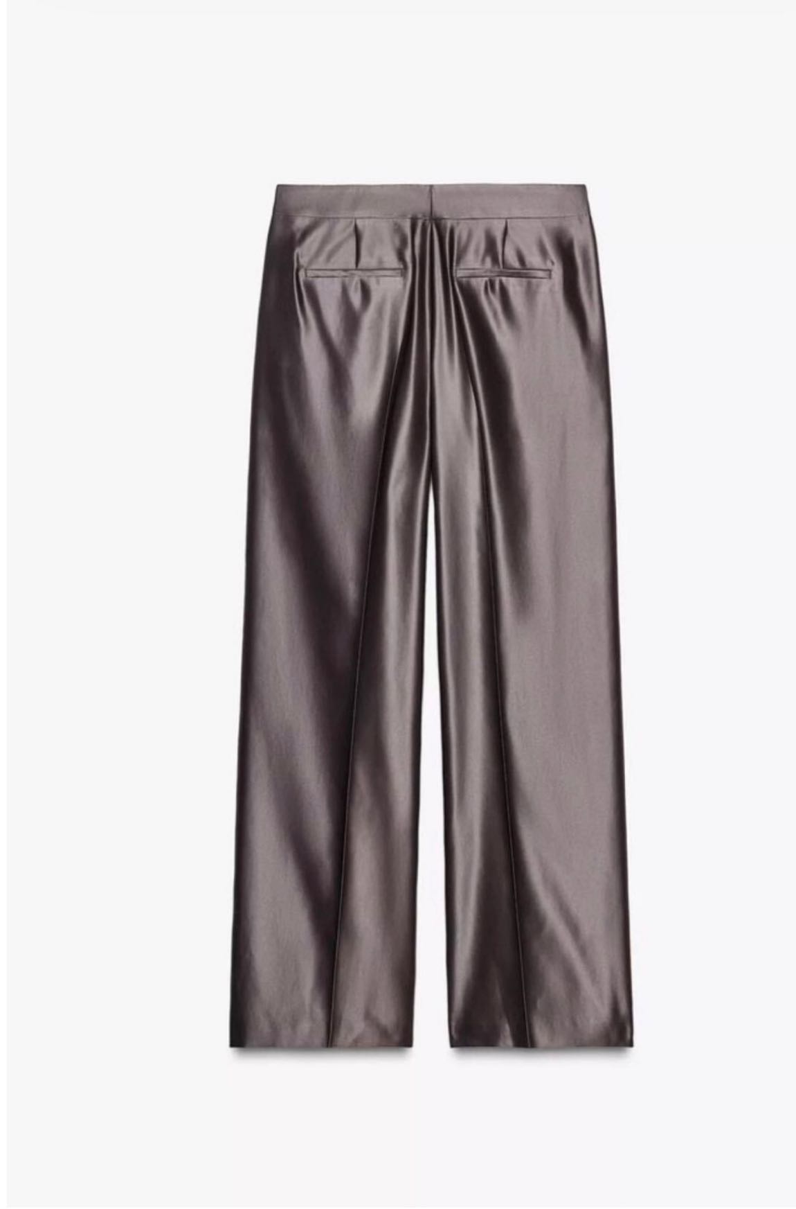 ZARA VİRAL Saten Yelekli Pantolon Takımı — görsel 7/10