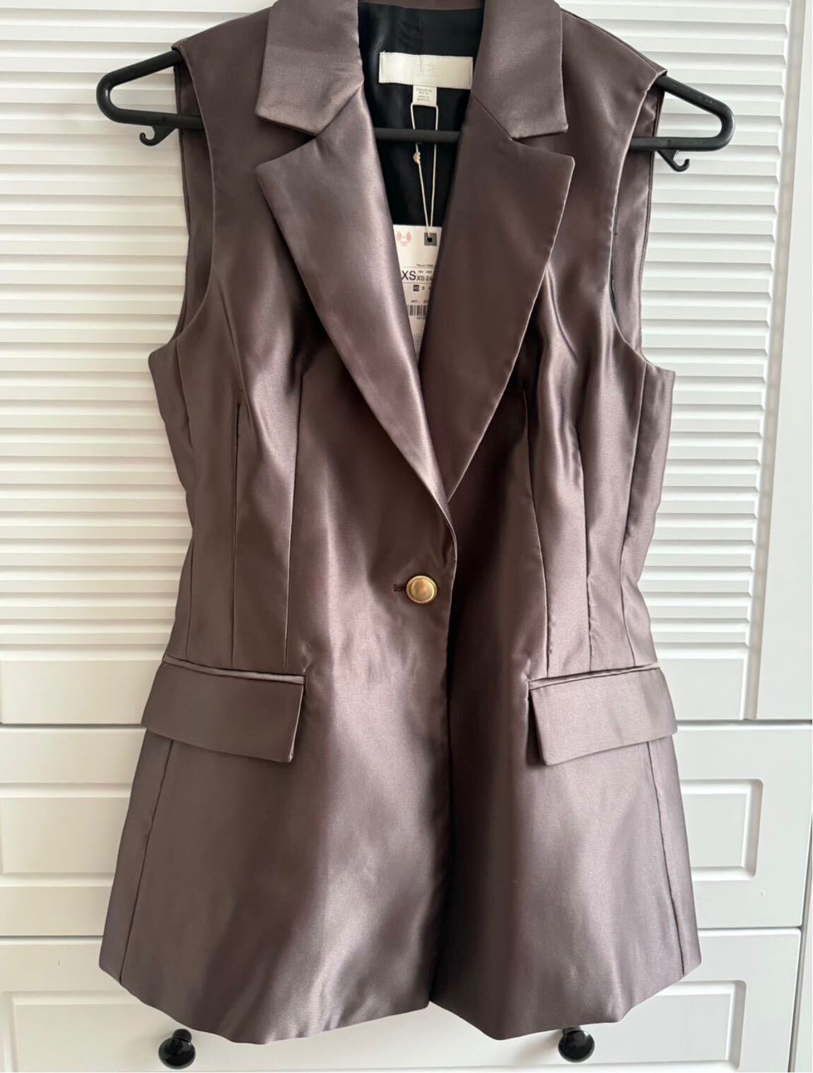 ZARA VİRAL Saten Yelekli Pantolon Takımı — görsel 5/10
