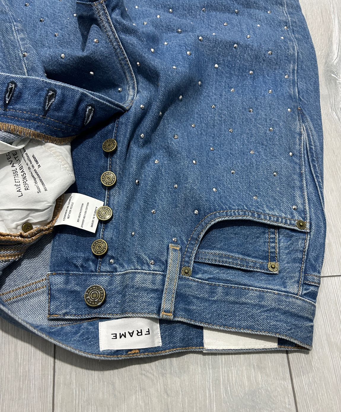 Frame denim Taşlı Jean 🪩 — görsel 9/12