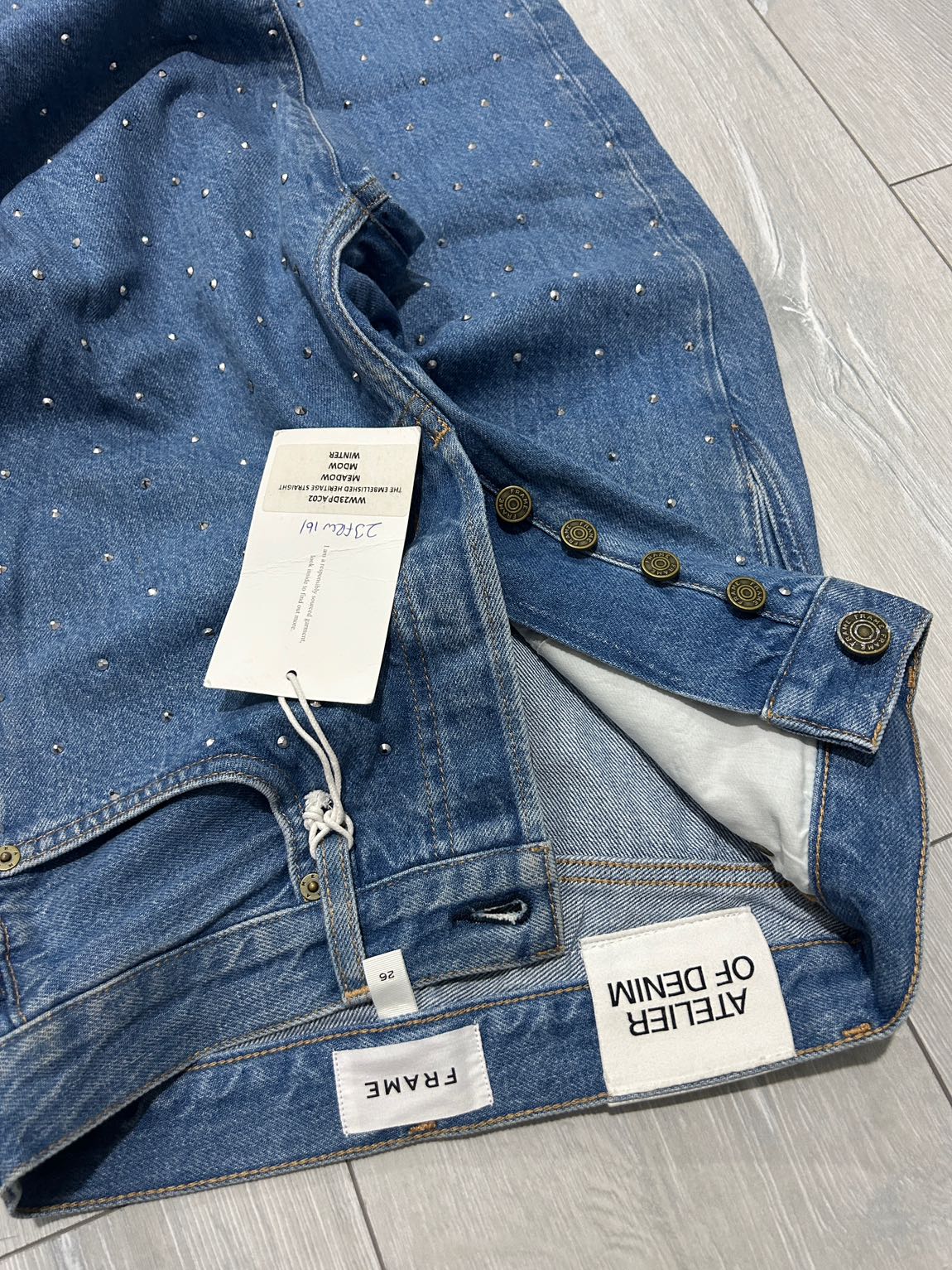 Frame denim Taşlı Jean 🪩 — görsel 10/12