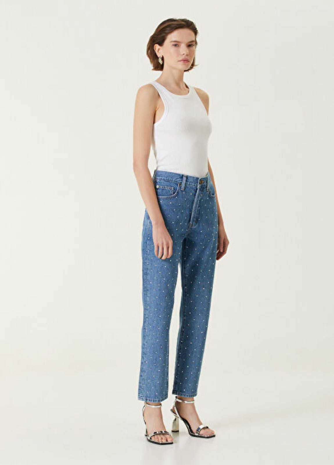 Frame denim Taşlı Jean 🪩 — görsel 3/12