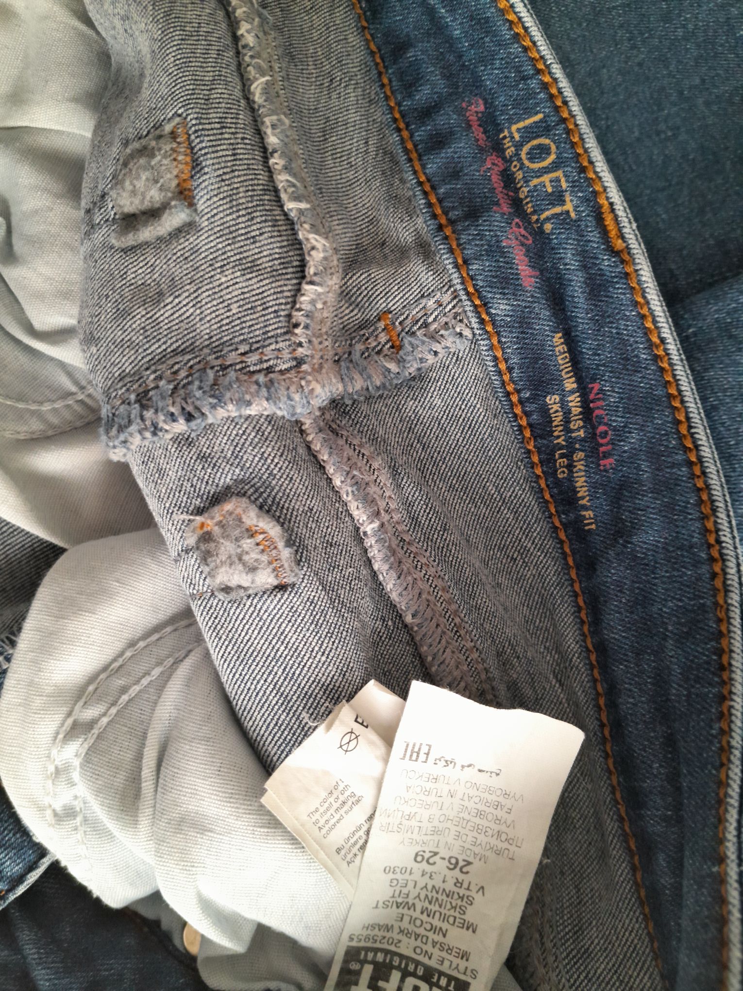 Loft Nicole Skinny Fit Likralı Jean 26 B — görsel 8/8