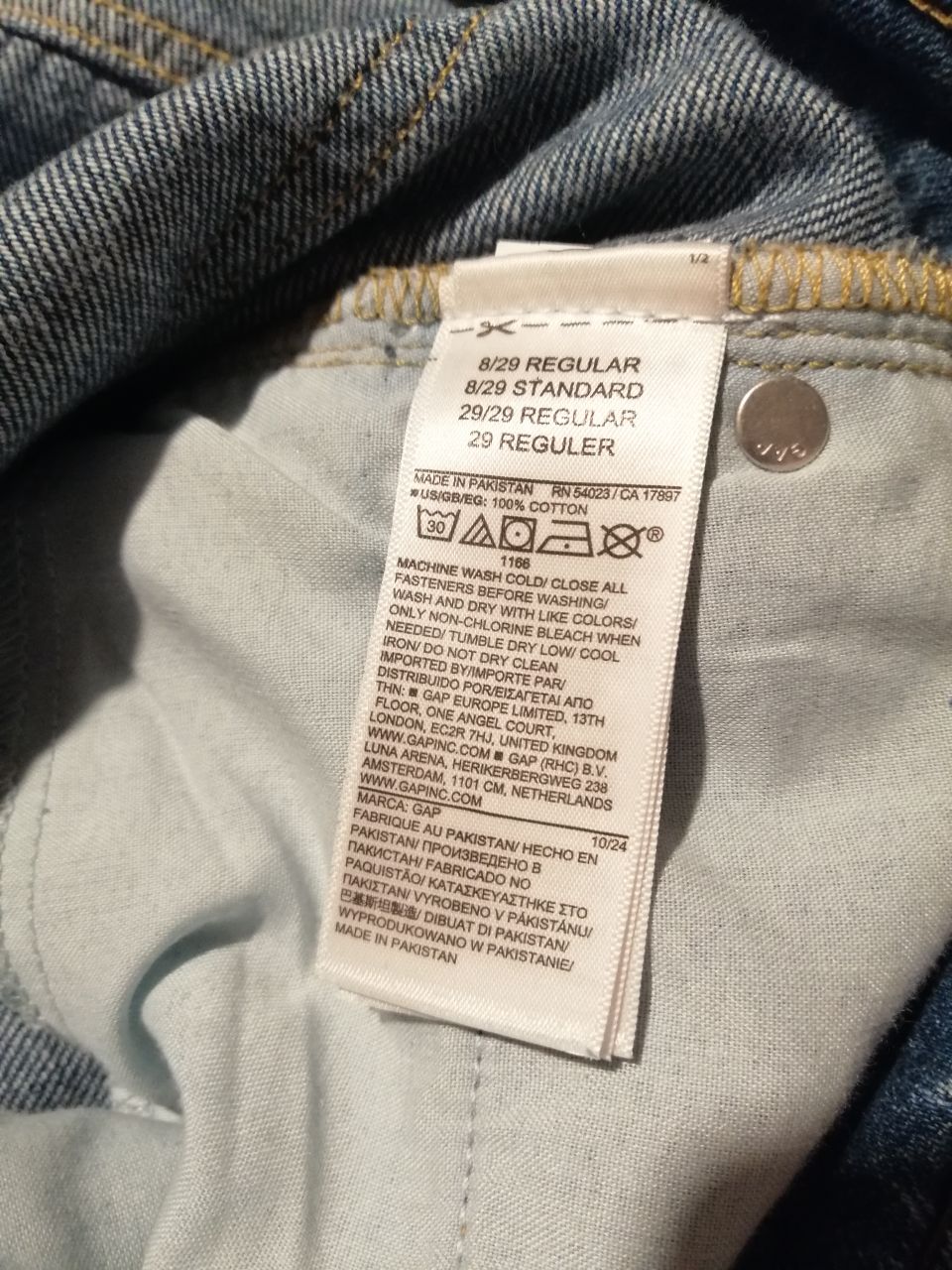 GAP Geniş Paça Kot Pantolon — görsel 9/11