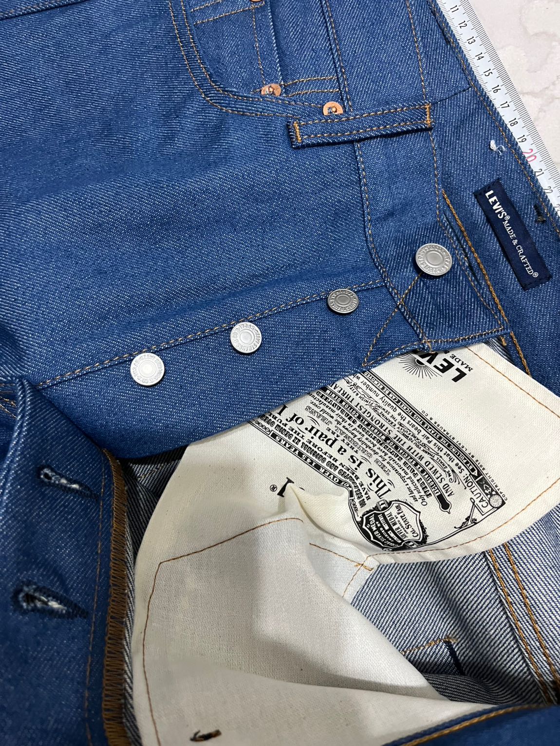 Orjinal Levi's 501 erkek kot Pantolon — görsel 7/16