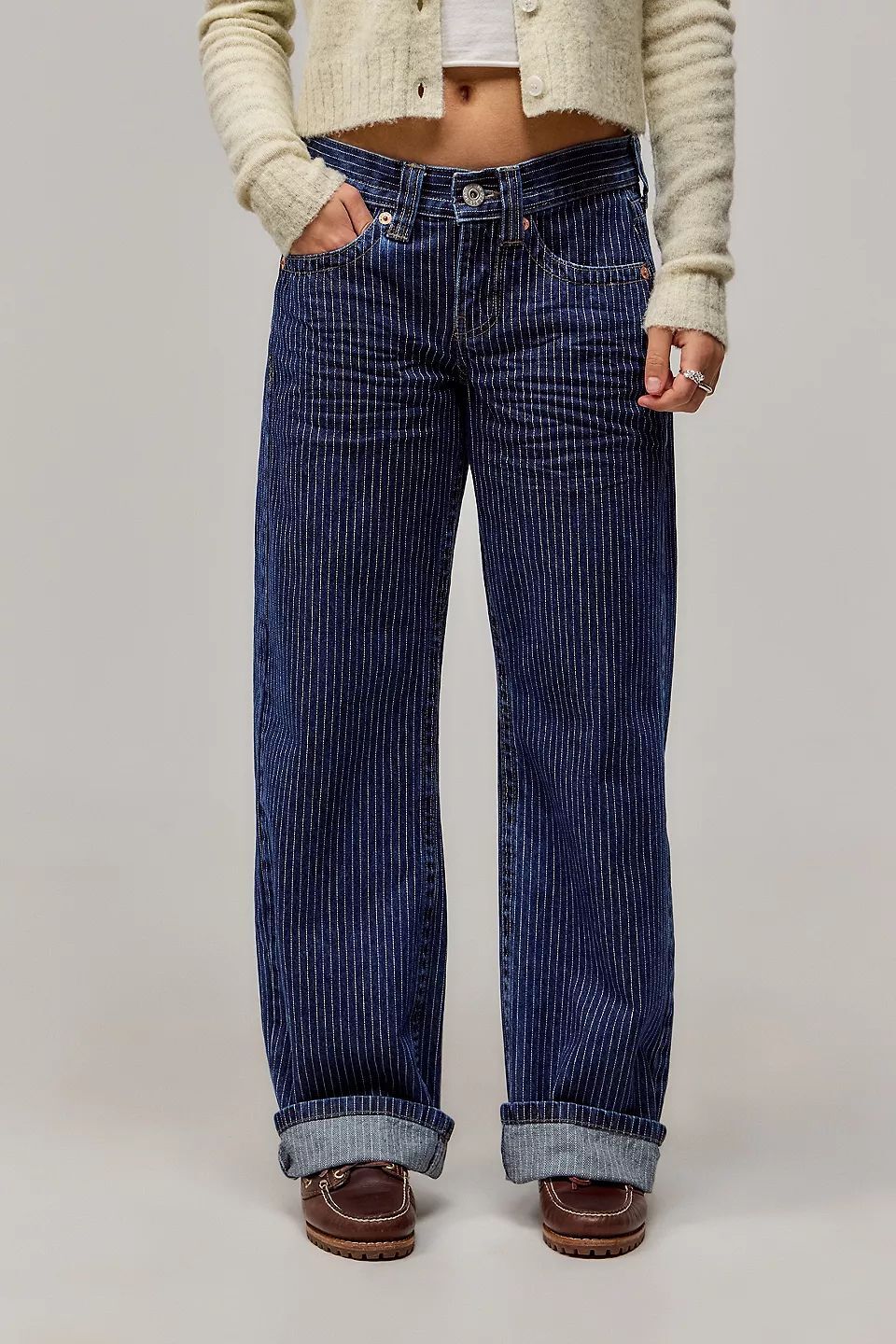 BDG Urban | Prinstripe Jean Pantolon — görsel 5/5