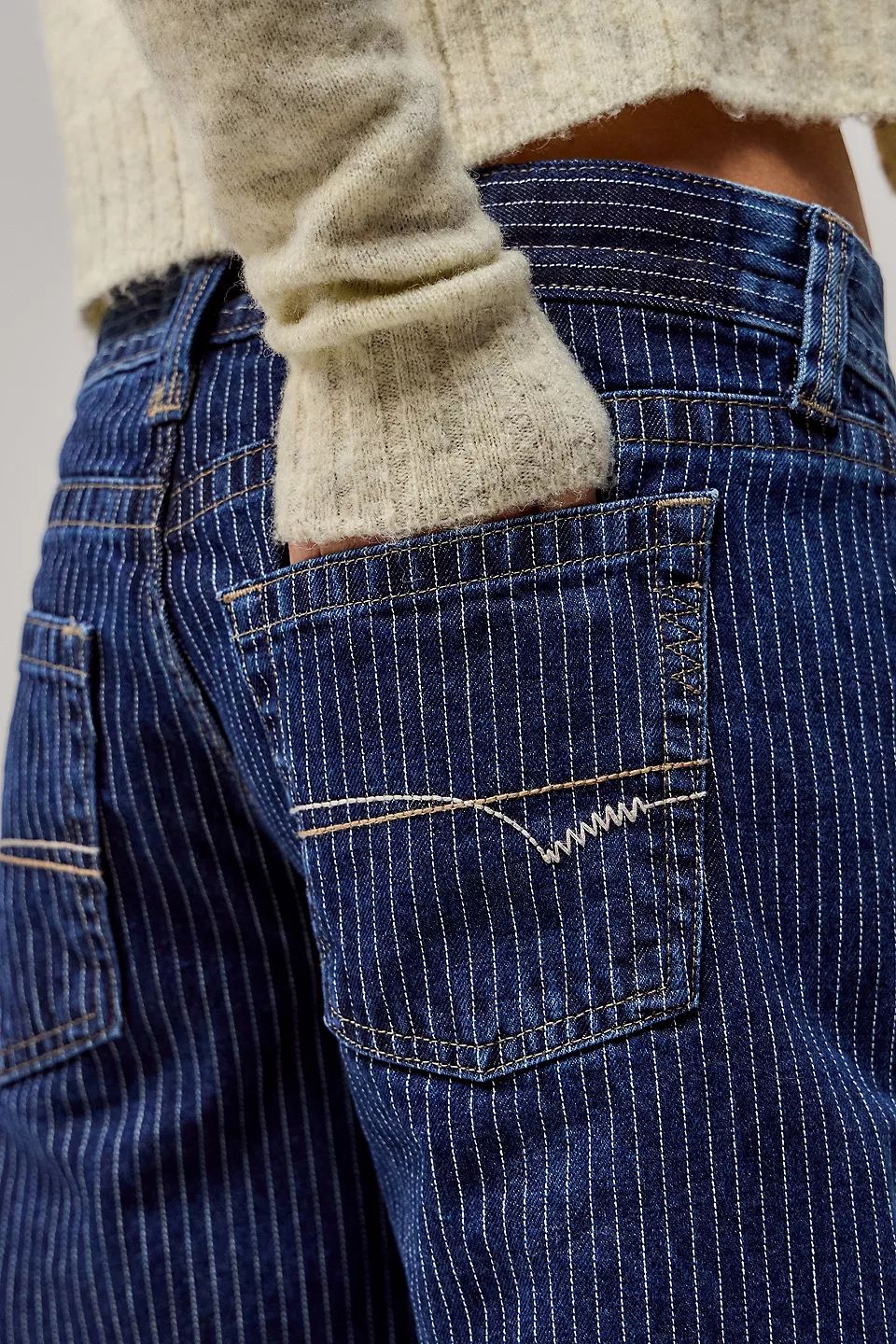 BDG Urban | Prinstripe Jean Pantolon — görsel 3/5