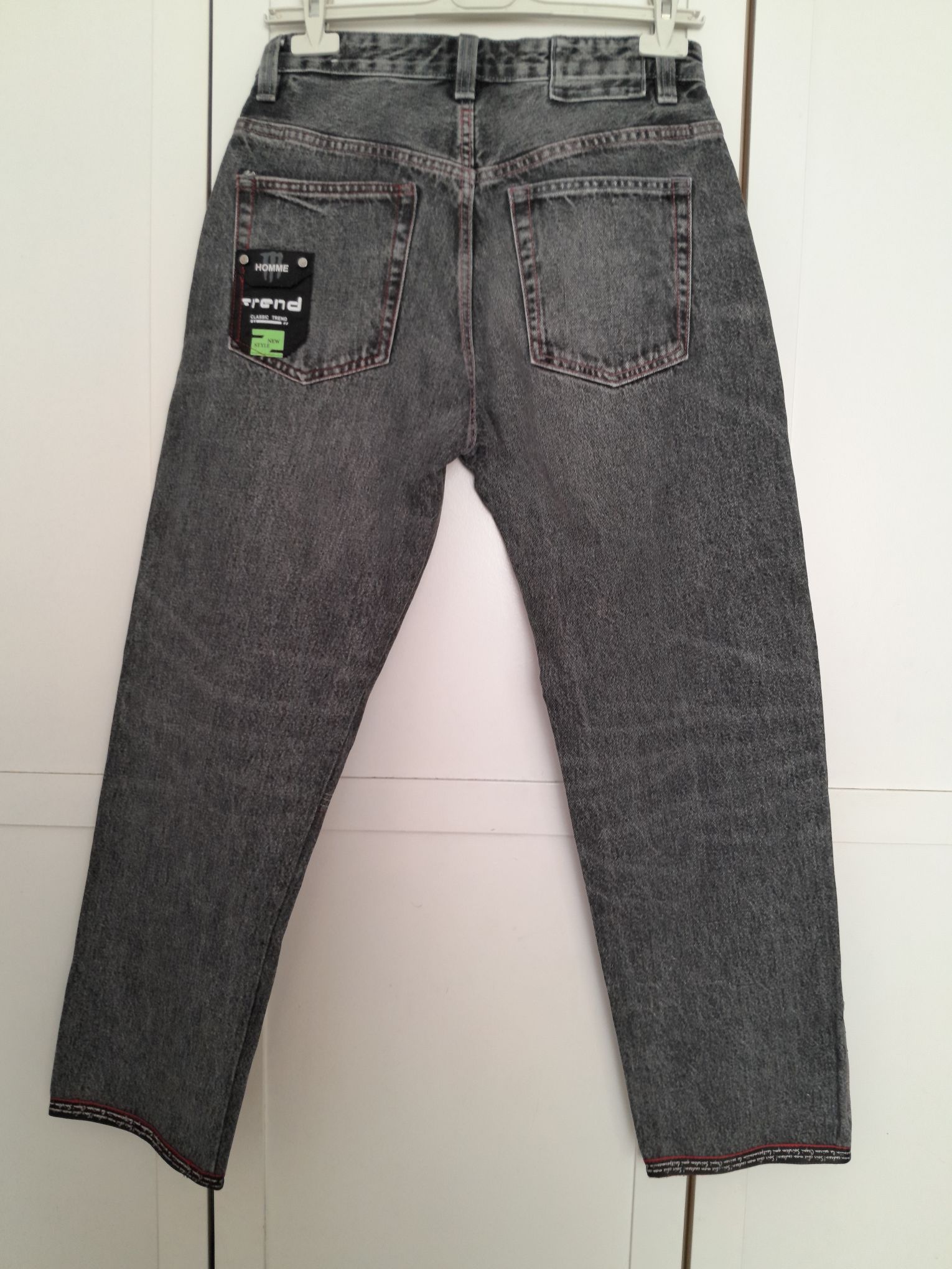 Erkek Zara Füme Tasarım Jean Pantolon 30 — görsel 2/8