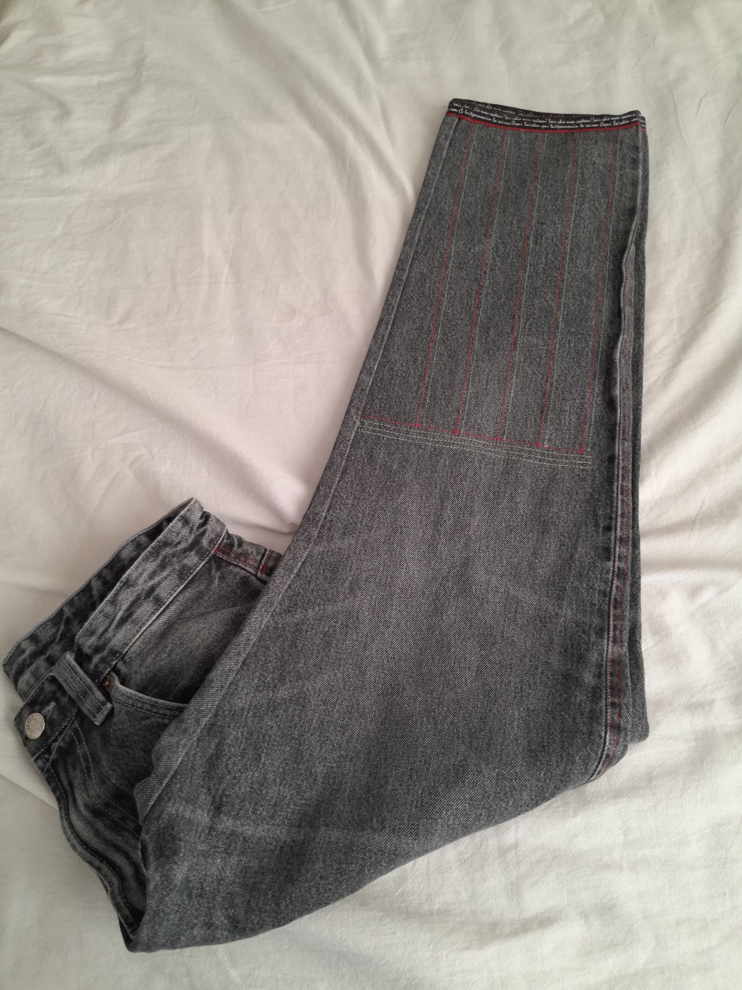 Erkek Zara Füme Tasarım Jean Pantolon 30 — görsel 7/8