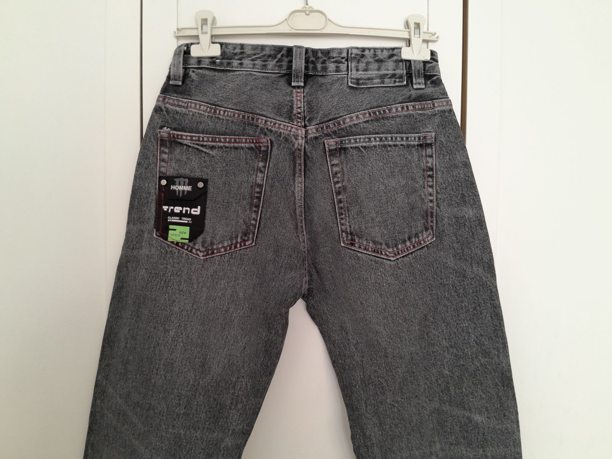 Erkek Zara Füme Tasarım Jean Pantolon 30 — görsel 5/8