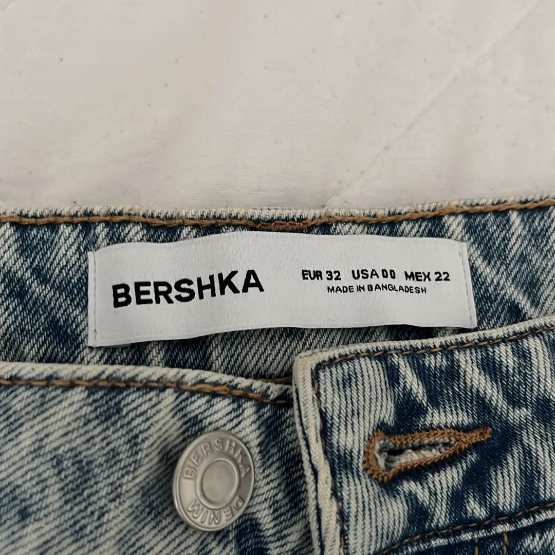 Bershka mavi kot pantolon — görsel 2/4