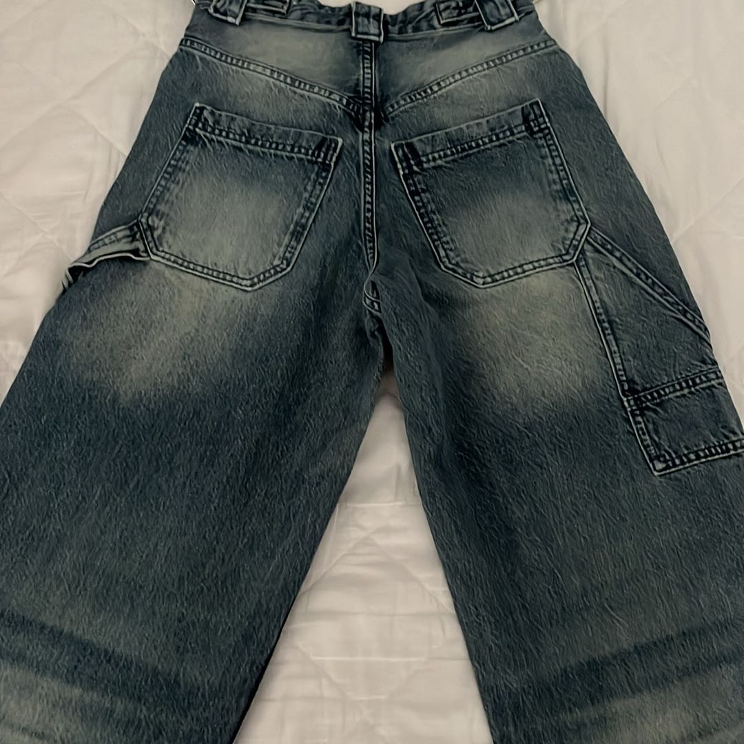 Bershka Geniş Paça Kot Pantolon — görsel 3/4