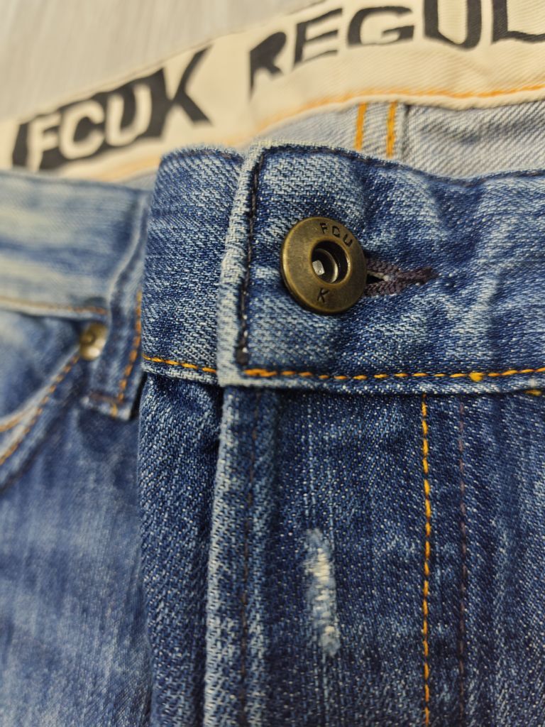 ORJ Fcuk 2000s Vintage Bootcut Denim 👖 — görsel 8/10